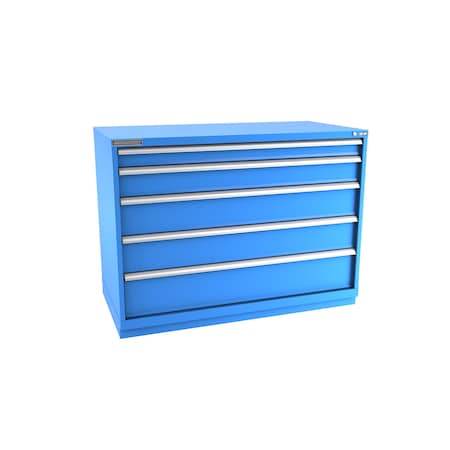 Champion Tool Storage Modular Drawer Cabinet, 5 Drawer, Blue, Steel, 56-1/2 in W x 28-1/2 in D x 41-3/4 in H D18000501ILCFTB-BB
